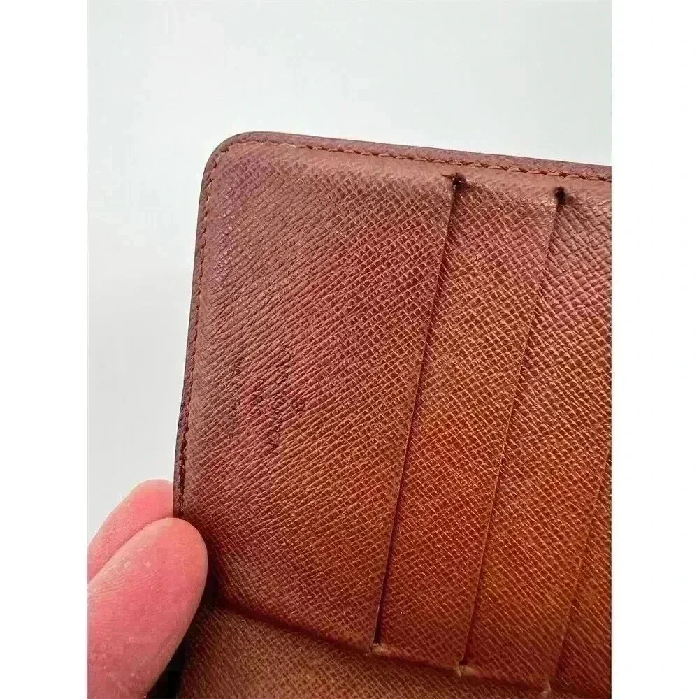 Louis Vuitton Women's Monogram Canvas Wallet Brown Credit Card Holder - Picture 11 of 16